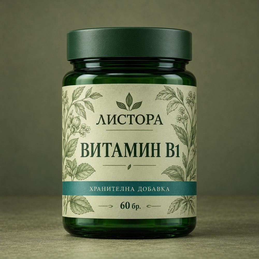 ЛИСТОРА Витамин B1 — опаковка от 60 бр.