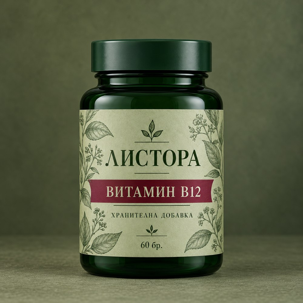 ЛИСТОРА Витамин B12 — опаковка от 60 бр.